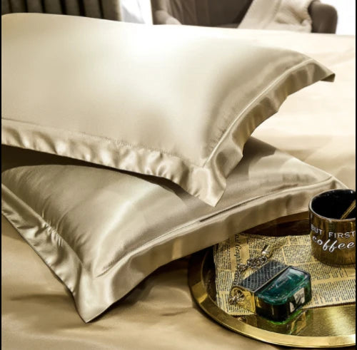 Pillowcase Mulberry Silk Blend Cooling Hypoallergenic