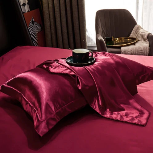 Pillowcase Mulberry Silk Blend Cooling Hypoallergenic