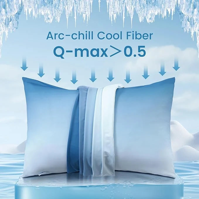 Pillowcase Set Cooling Breathable Moisture-Wicking Set of 2