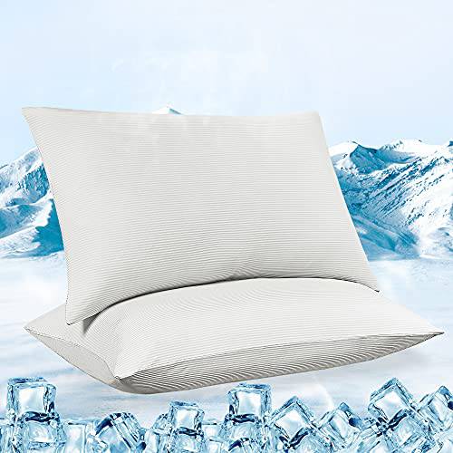 Pillowcase Set of 2 Cooling Breathable Stretch Fit