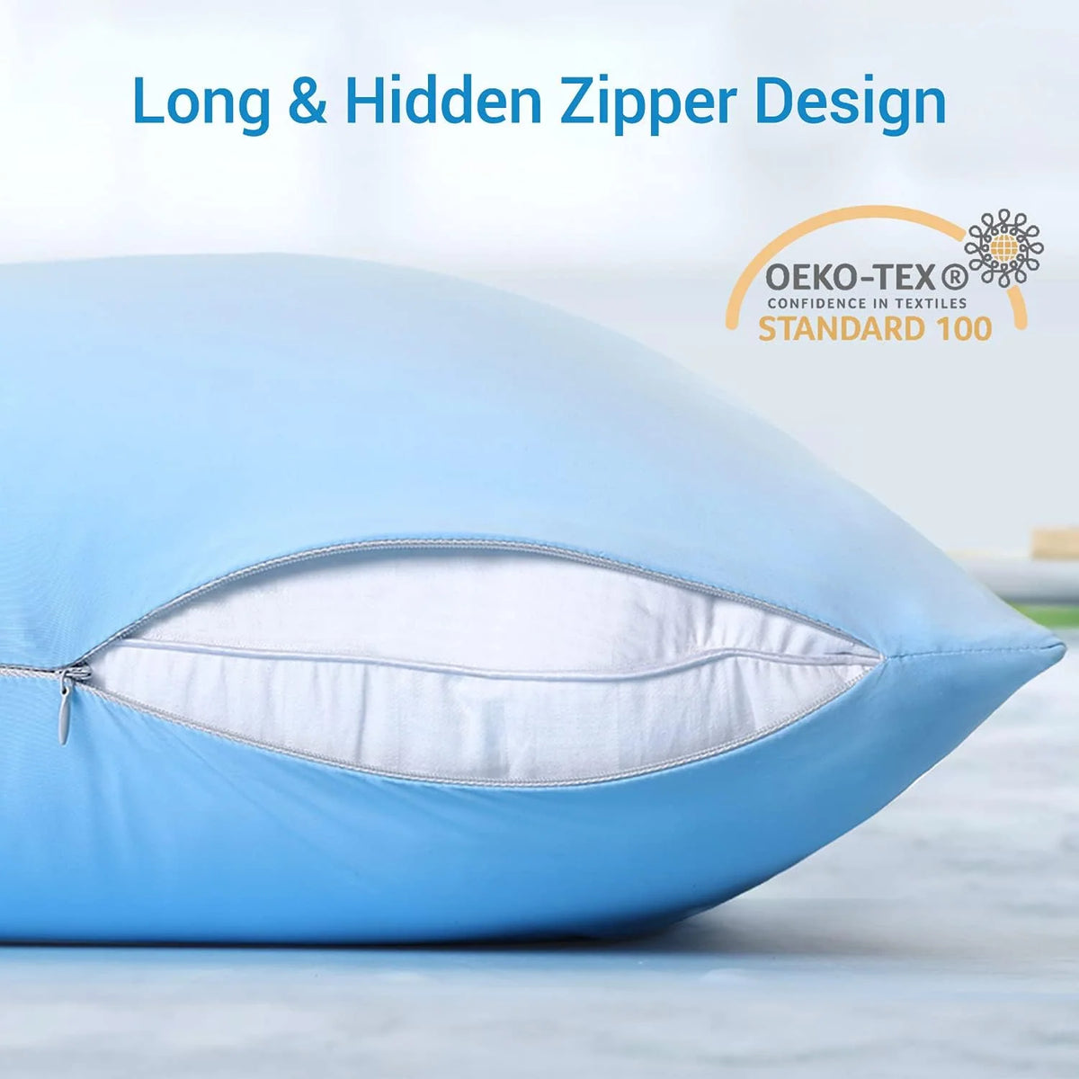 Pillowcases Double-Sided Cooling Fabric Silky Smooth Feel