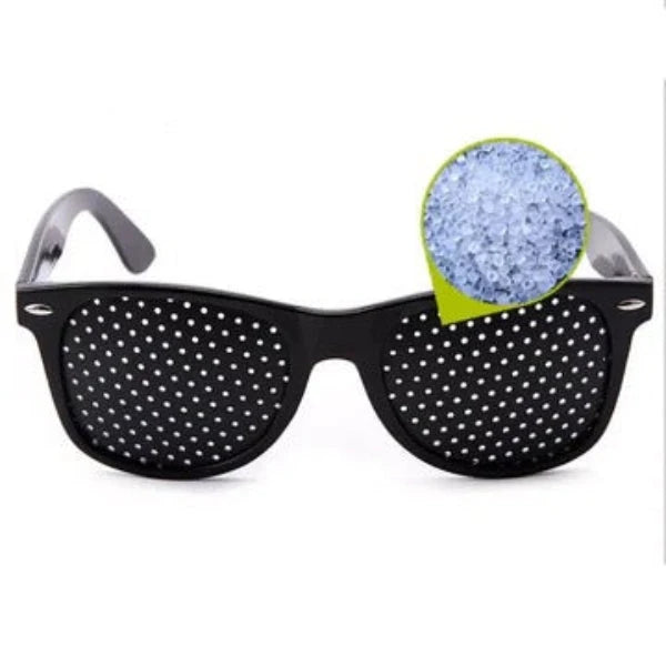 Pinhole Glasses Precision Aperture Lightweight PVC Frame