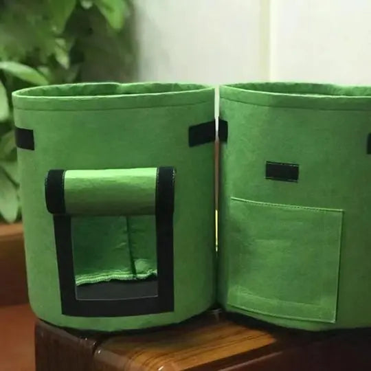 Planting Bag Side Harvest Flap Breathable Felt