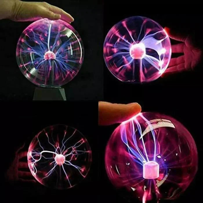 Plasma Lamp Glass Globe USB & Battery Powered