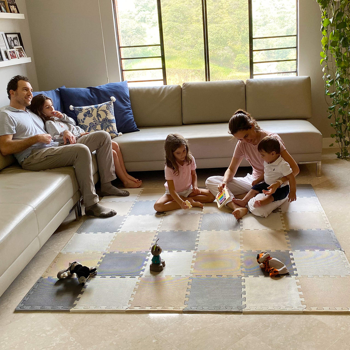 Play Mat Interlocking EVA Foam Waterproof Set of 36