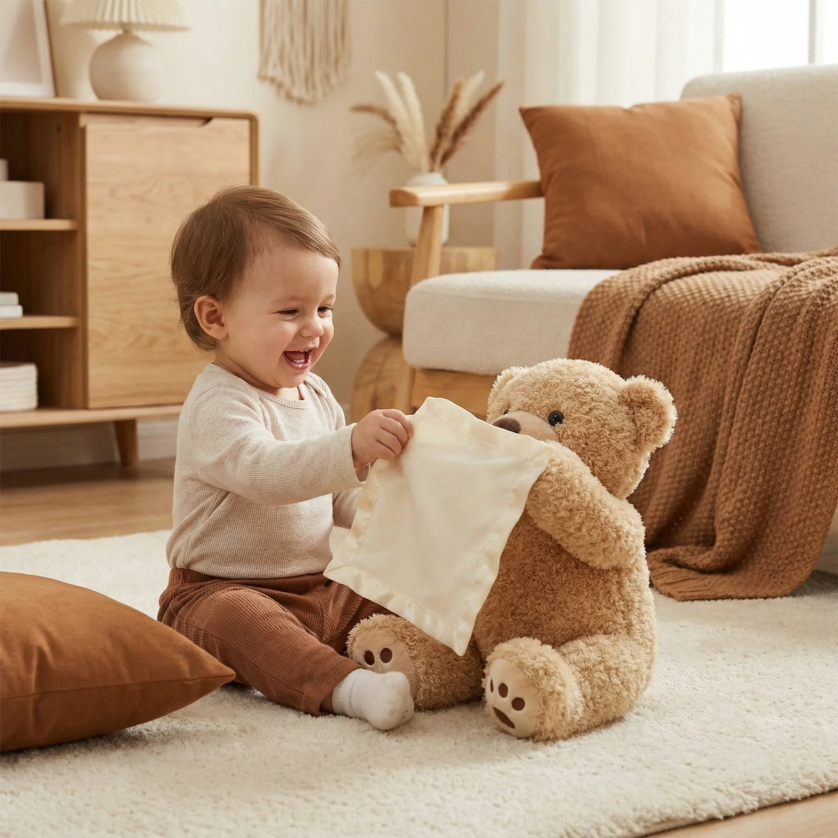 Plush Bear Touch-Activated Voice & Movement