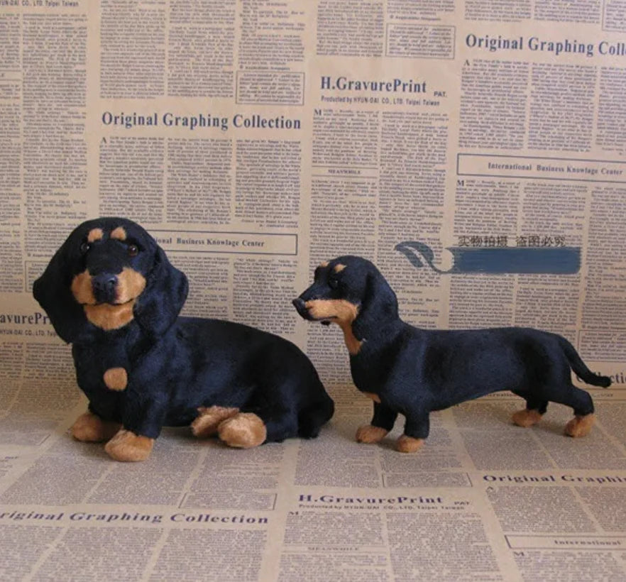 Plush Dog Toy Touch-Activated Moving Eyes & Wagging Tail