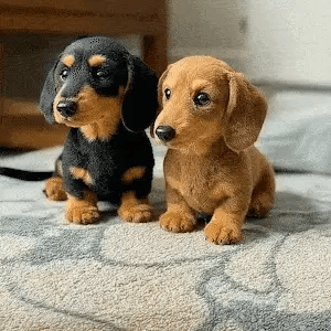 Plush Dog Toy Touch-Activated Moving Eyes & Wagging Tail