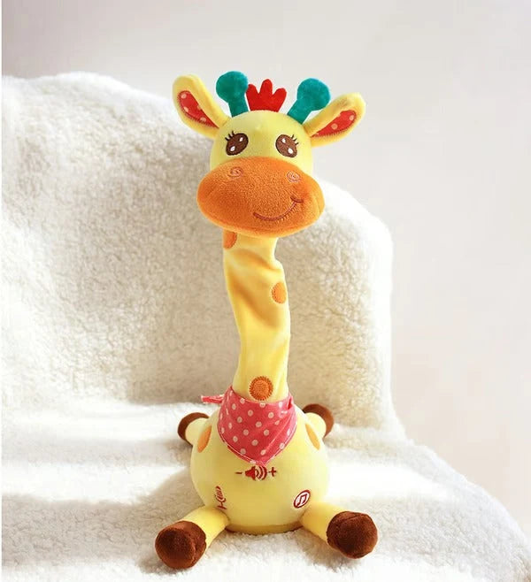Plush Giraffe Interactive Music & Voice-Mimic Washable