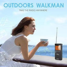 Pocket Radio AM/FM Weather Alerts Dual Alarm