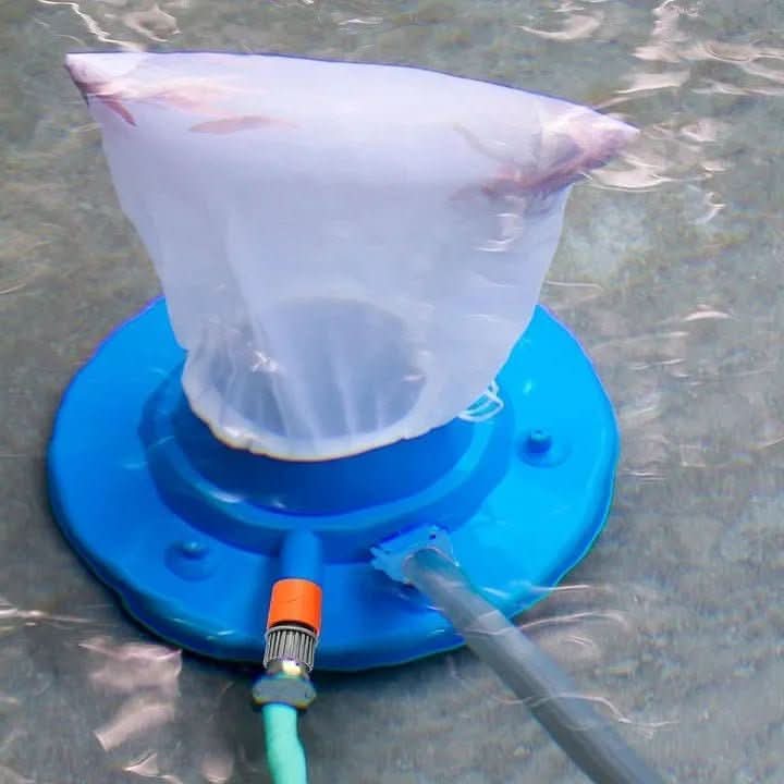 Pool Vacuum Cleaner Hose-Powered Reusable Mesh Bag