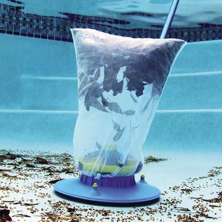Pool Vacuum Cleaner Hose-Powered Reusable Mesh Bag