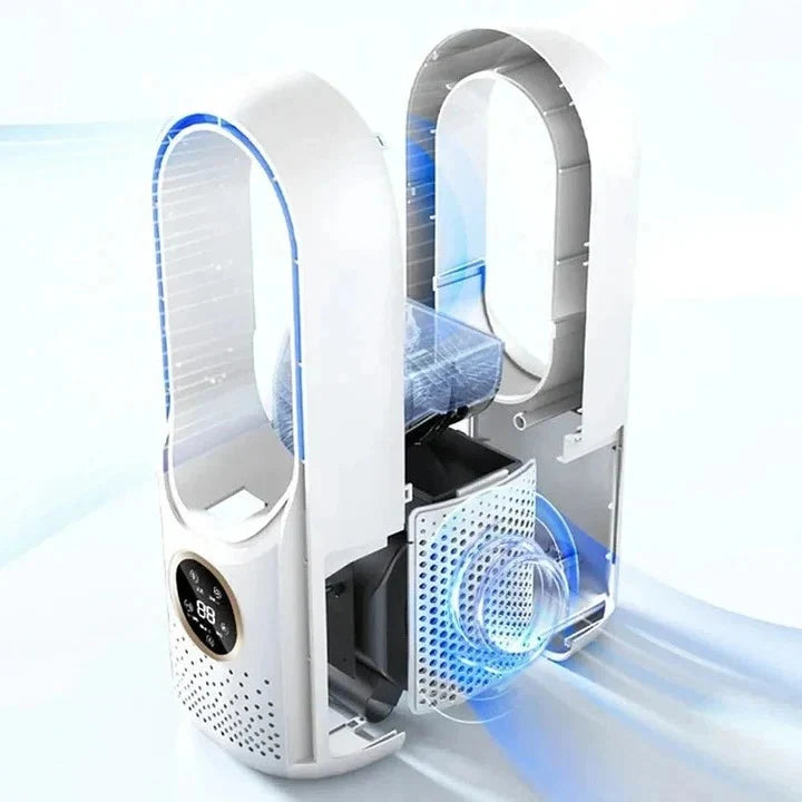 Portable Air Cooler Blade-Free Quiet Compact