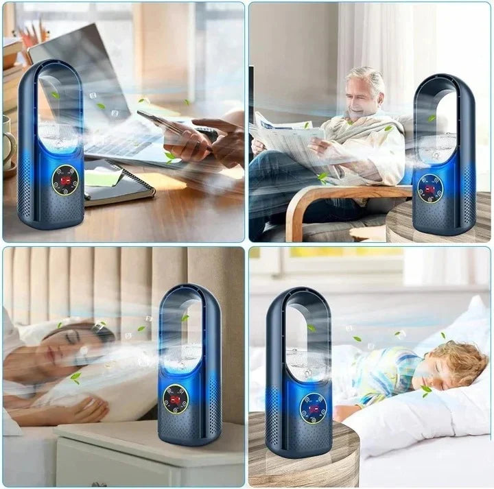 Portable Air Cooler Blade-Free Quiet Compact