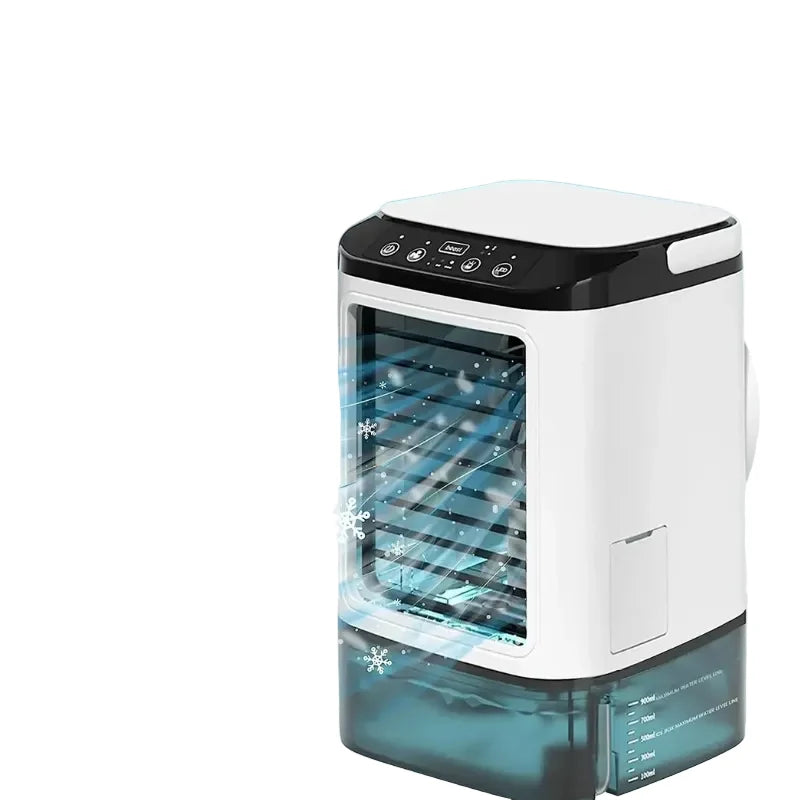 Portable Air Cooler Dual Mist 900ml Tank Quiet Operation