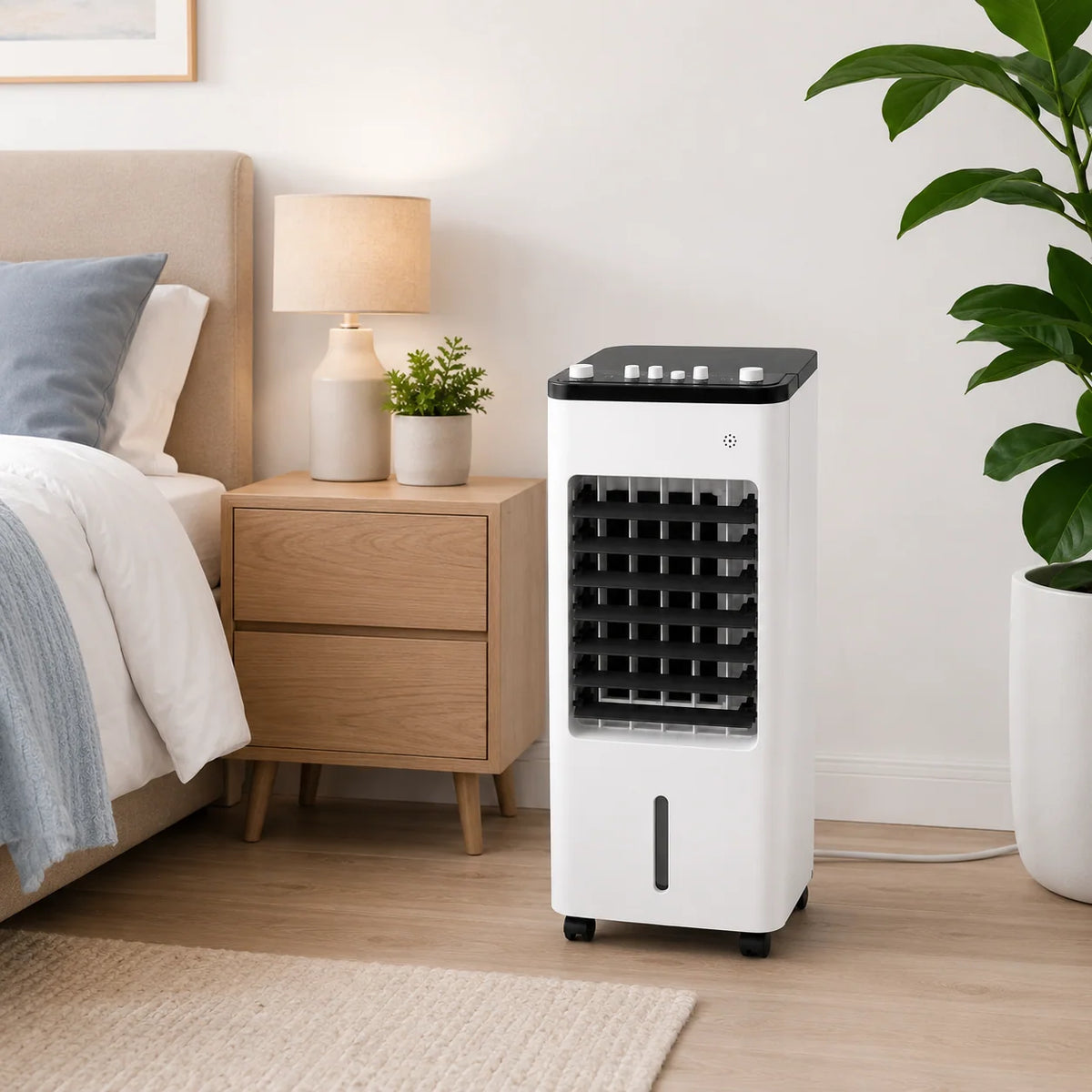 Portable Air Cooler Evaporative Fan & Humidifier Functionality