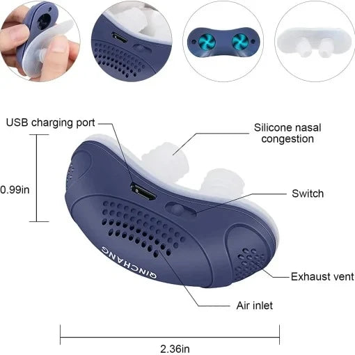 Portable Airflow Device Hoseless Rechargeable USB Charging