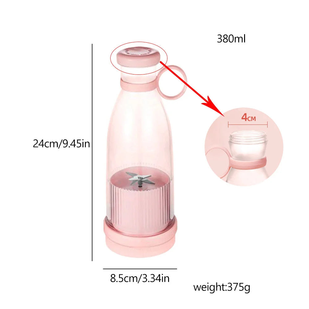 Portable Blender Bottle Cordless Magnetic Charging