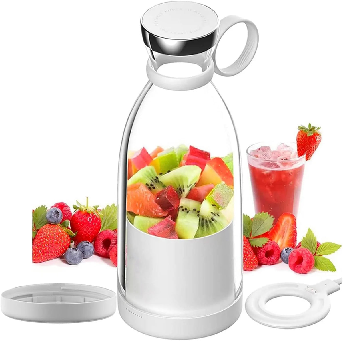 Portable Blender Bottle Cordless Magnetic Charging