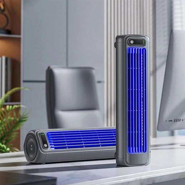 Portable Fan Rechargeable Quiet 3-Speed Up to 8 Hours