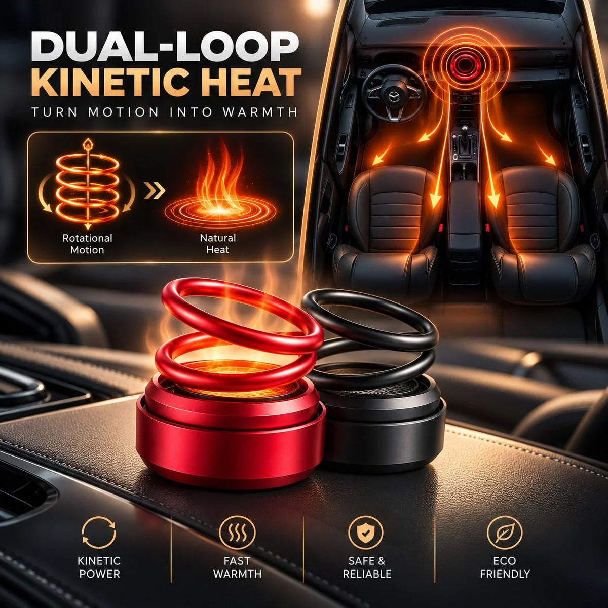 Portable Heater Flameless Compact No Electricity or Gas Required
