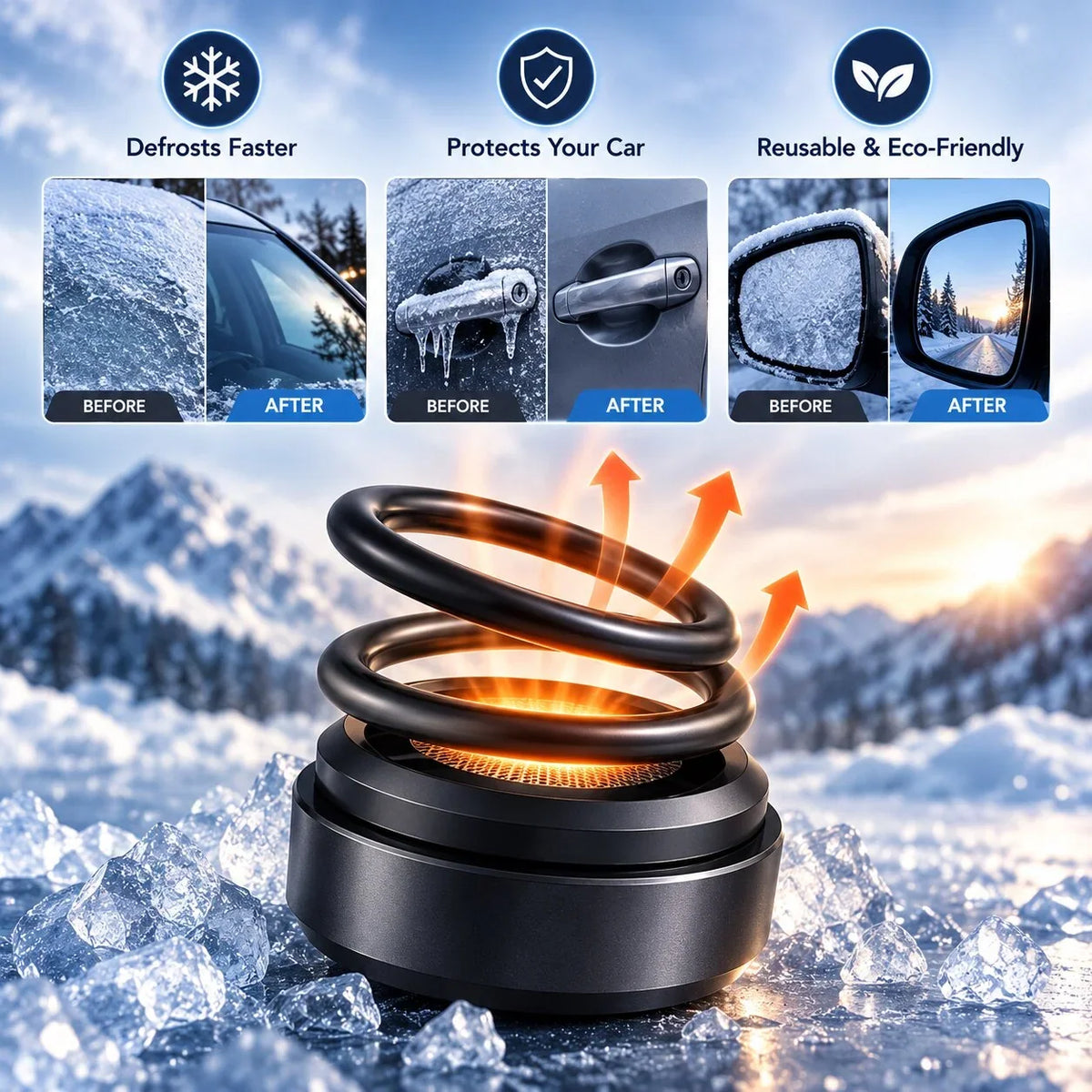 Portable Heater Flameless Compact No Electricity or Gas Required