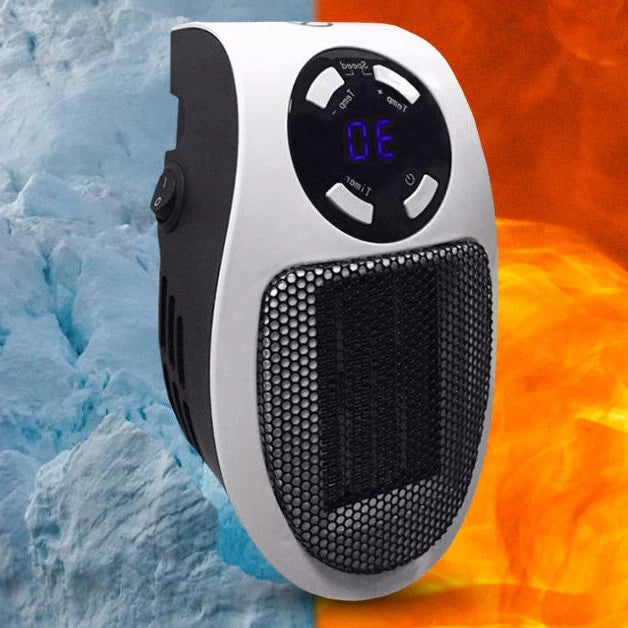 Portable Space Heater 1500W Adjustable Thermostat 12-Hour Timer