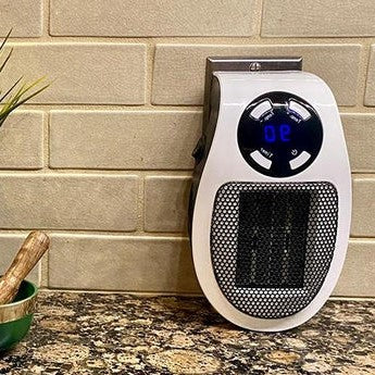 Portable Space Heater 1500W Adjustable Thermostat 12-Hour Timer