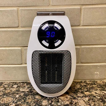Portable Space Heater 1500W Adjustable Thermostat 12-Hour Timer