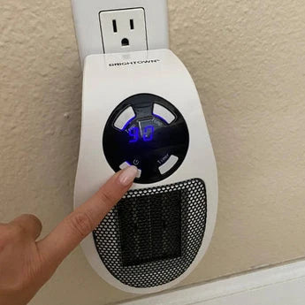 Portable Space Heater 1500W Adjustable Thermostat 12-Hour Timer