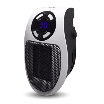 Portable Space Heater 1500W Adjustable Thermostat 12-Hour Timer