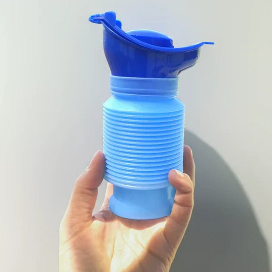 Portable Urinal Bottle 25.4 Oz Dual Adapters & Flexible Hose