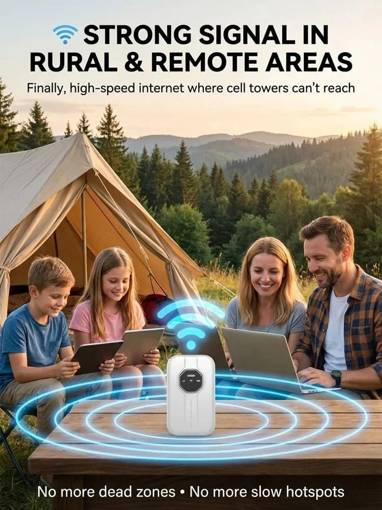 Portable Wi-Fi Hotspot Worldwide Coverage for Travel