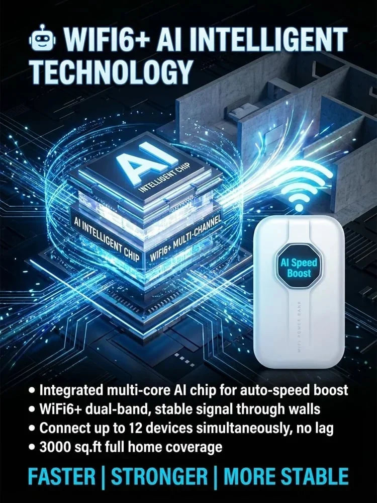 Portable Wi-Fi Hotspot Worldwide Coverage for Travel