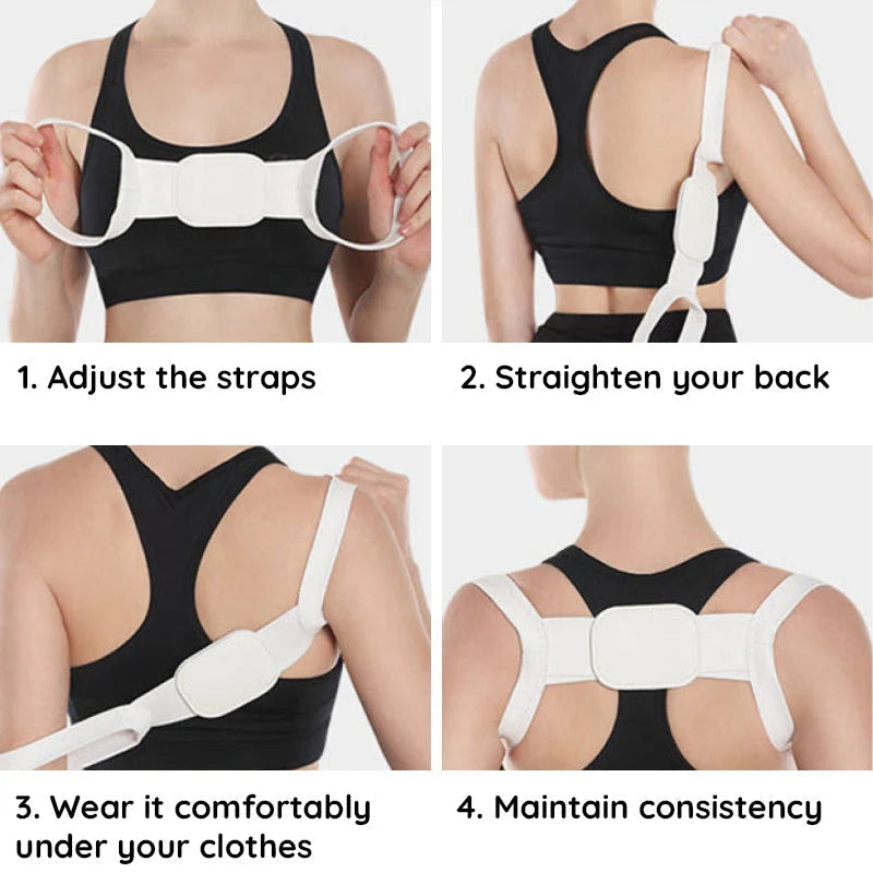Posture Corrector Adjustable Breathable Discreet Under-Clothing Wear