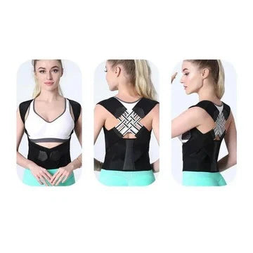 Posture Support Brace Adjustable Slim Profile for Everyday Wear
