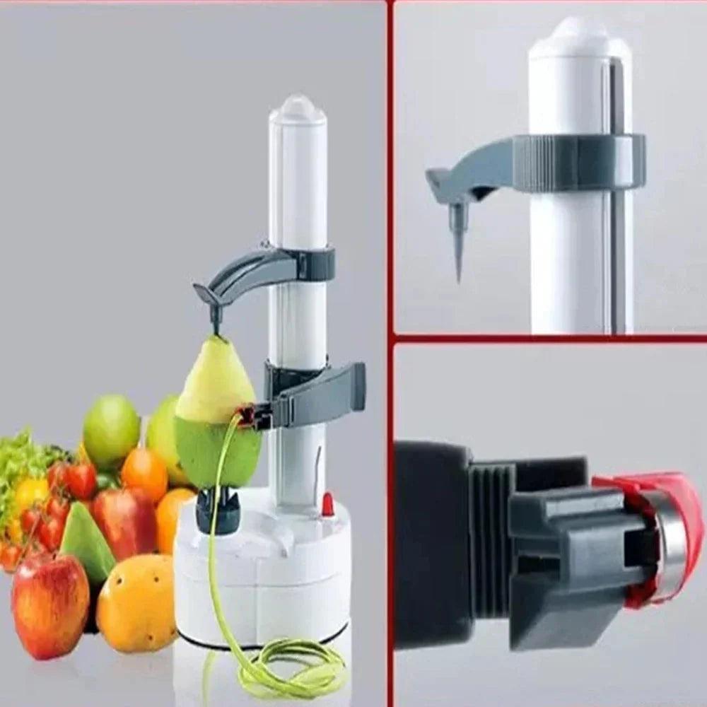 Potato Peeler Electric Adjustable Chamber Automatic Shutoff