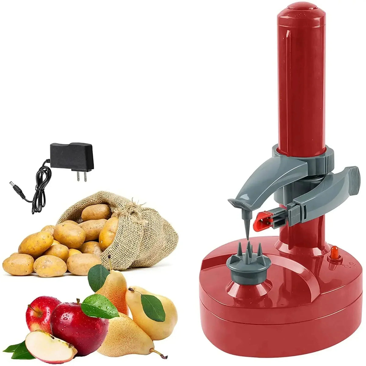 Potato Peeler Electric Rotating Automatic Shutoff