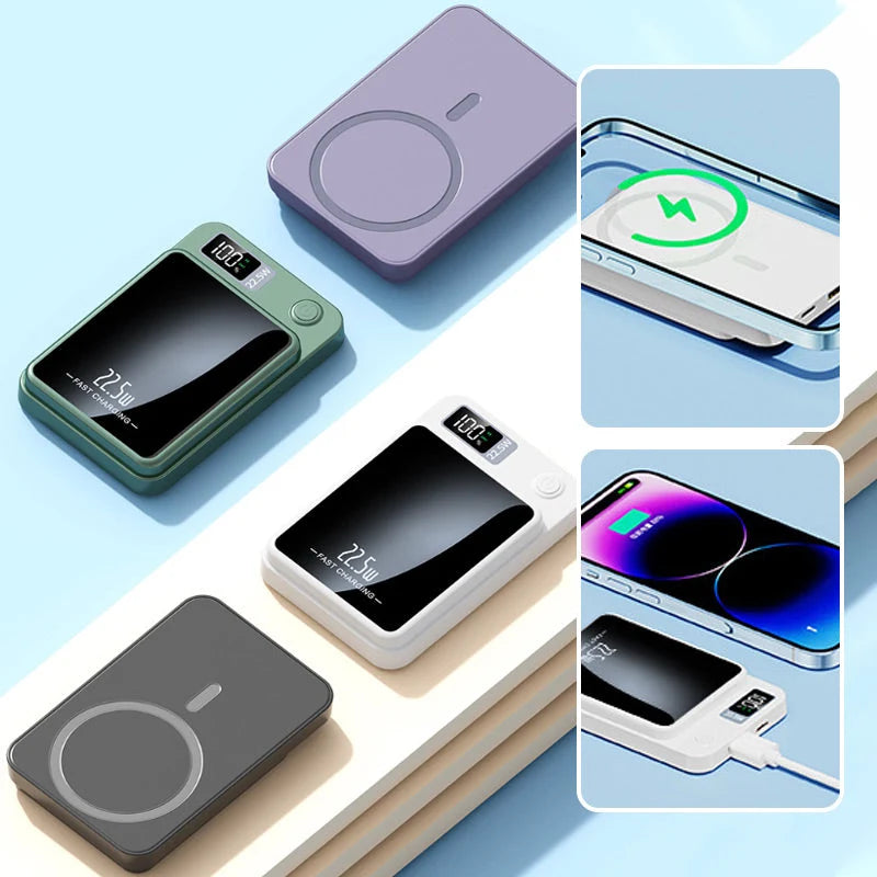 Power Bank 20,000 mAh Fast Wired & Qi Wireless