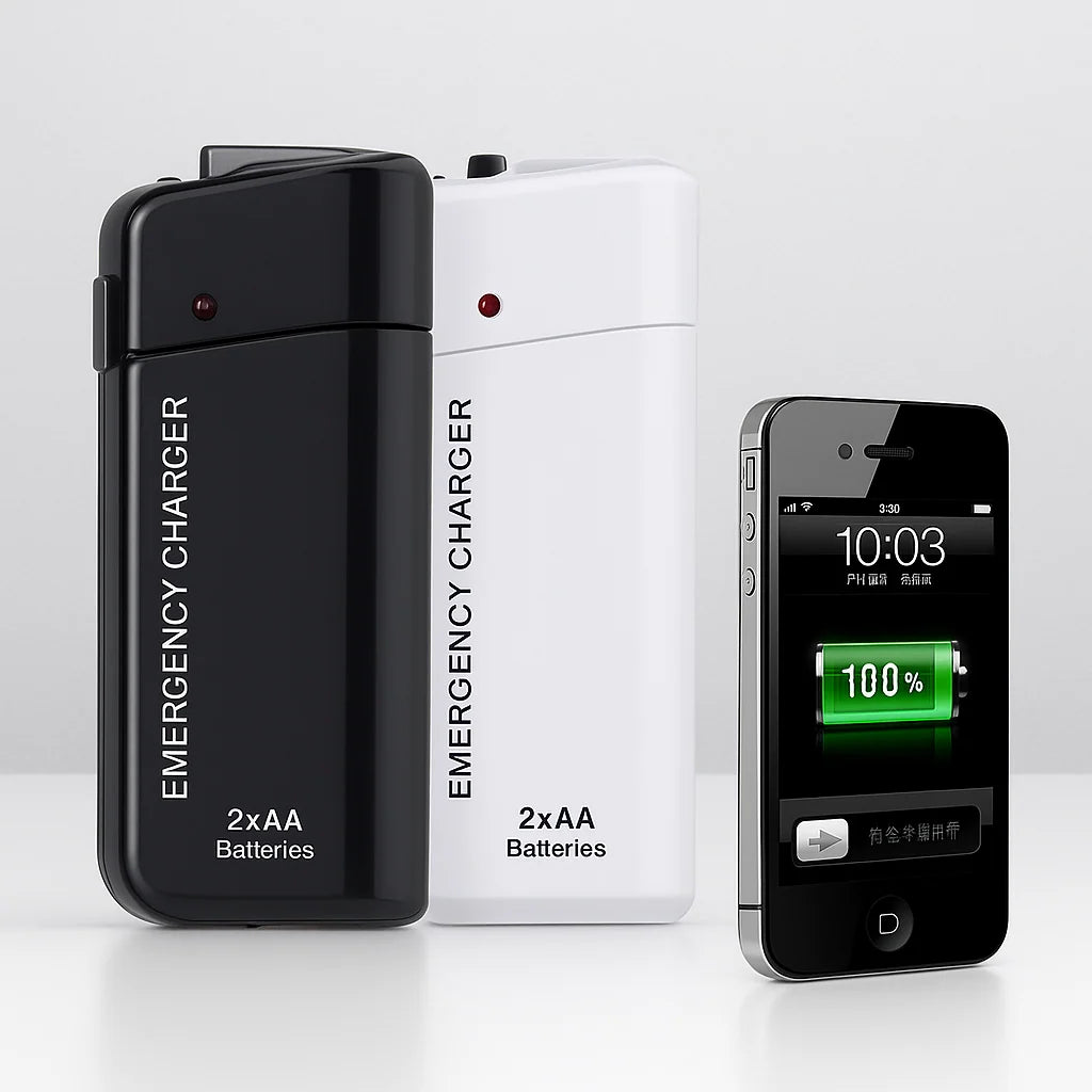 Power Bank Replaceable AA Batteries Compact LED Indicator