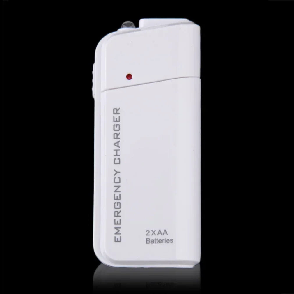 Power Bank Replaceable AA Batteries Compact LED Indicator