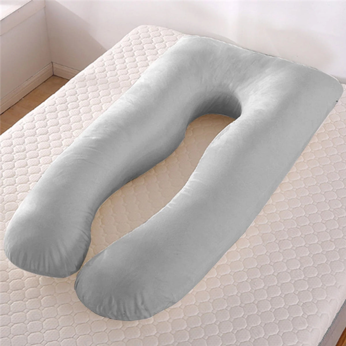 Pregnancy Pillow U-Shaped Full Body Support Cool Cover