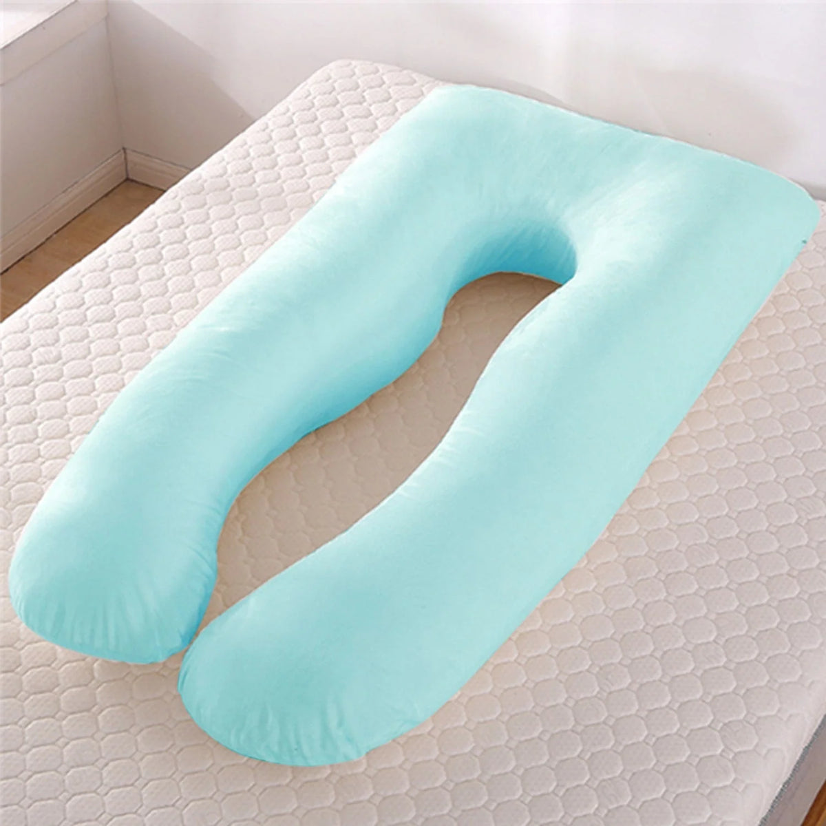 Pregnancy Pillow U-Shaped Full Body Support Cool Cover