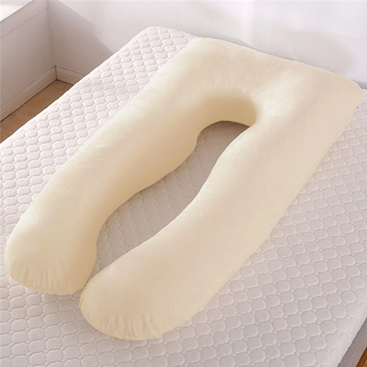 Pregnancy Pillow U-Shaped Full Body Support Cool Cover