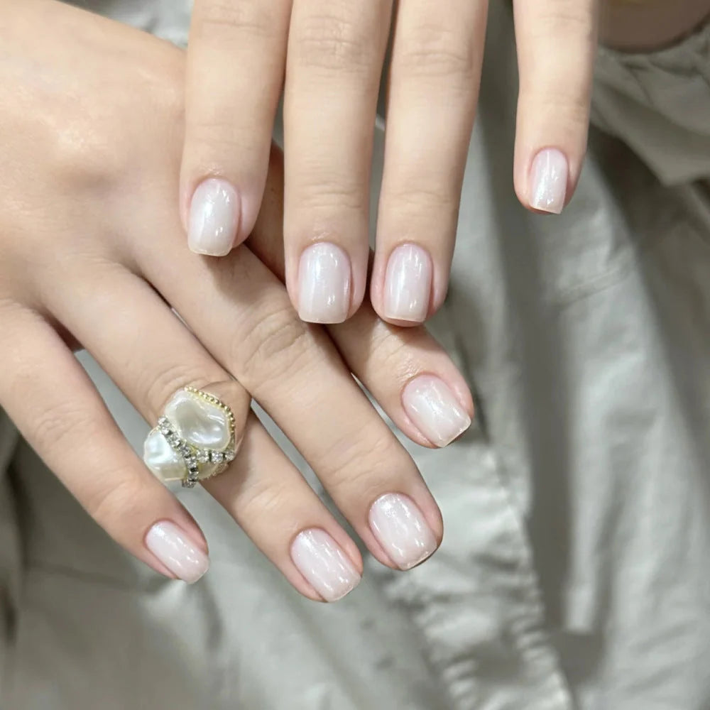 Press-On Nails 3D Embellished Designs Easy Application S and M Sizes