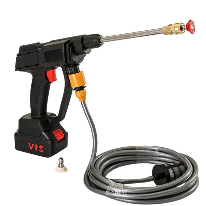 Pressure Washer Cordless Dual Rechargeable Batteries Adjustable Spray Nozzles