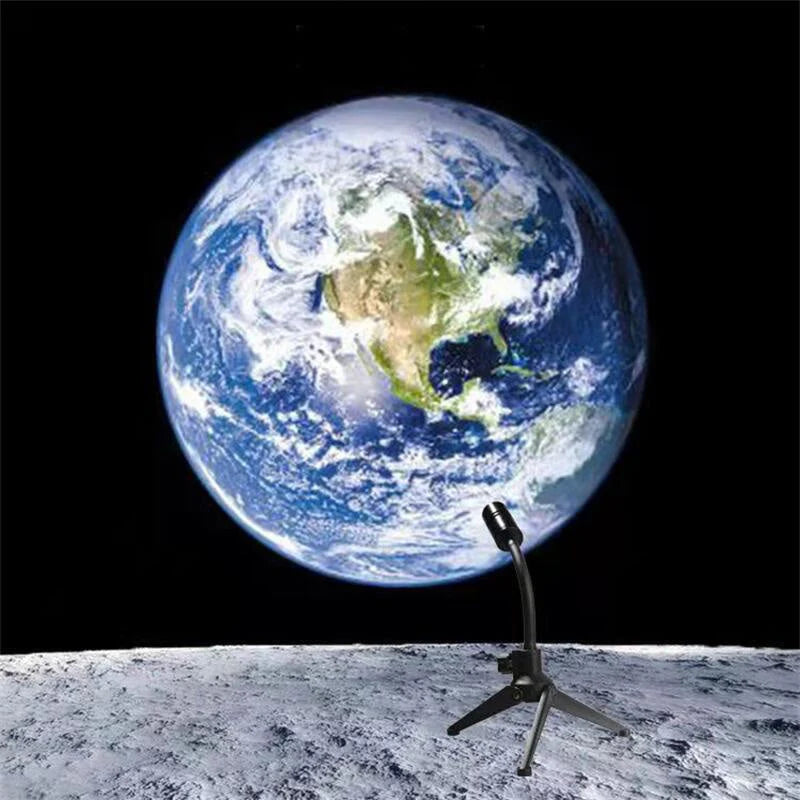 Projection Lamp Moon & Earth Films Adjustable Neck