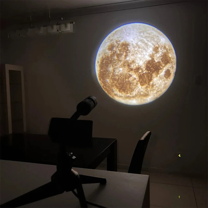 Projection Lamp Moon & Earth Films Adjustable Neck