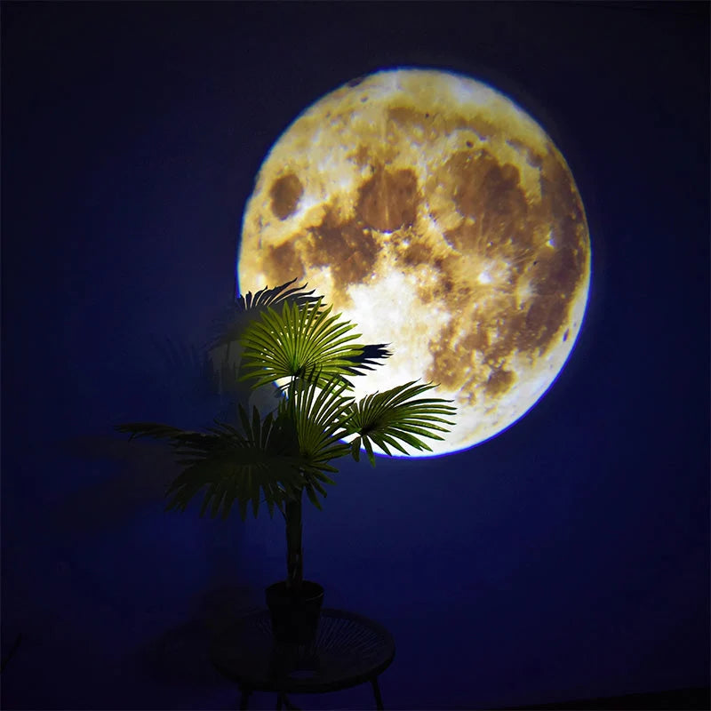 Projection Lamp Moon & Earth Films Adjustable Neck