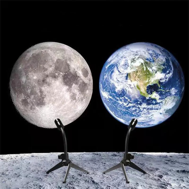 Projection Lamp Moon & Earth Films Adjustable Neck